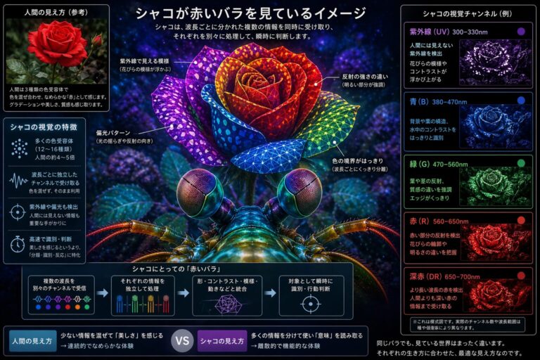 シャコの見え方 挿絵